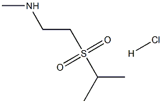 methyl[2-(propane-2-sulfonyl)ethyl]amine hydrochloride Structure