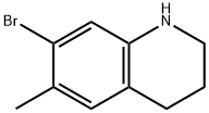 7-溴-6-甲基-1,2,3,4-四氢喹啉, 1423029-61-1, 结构式
