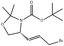 142573-55-5 tert-butyl (4R)-4-[(E)-3-bromoprop-1-enyl]-2,2-dimethyl-oxazolidine-3-carboxylate