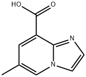 6-甲基咪唑并[1,2-A]吡啶-8-甲酸, 1427082-16-3, 结构式