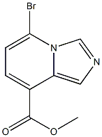 5-bromo-imidazo[1,5-a]pyridine-8-carboxylic acid methyl ester Struktur