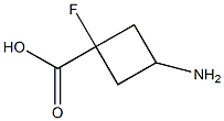 3-氨基-1-氟环丁烷-1-甲酸, 1427379-62-1, 结构式