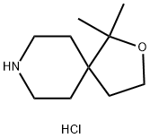 1,1-Dimethyl-2-oxa-8-aza-spiro[4.5]decane hydrochloride, 1427425-91-9, 结构式