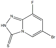 6-bromo-8-fluoro-[1,2,4]triazolo[4,3-a]pyridine-3(2H)-thione Structure