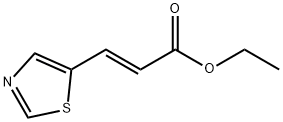 (E)-ethyl 3-(thiazol-5-yl)acrylate Struktur