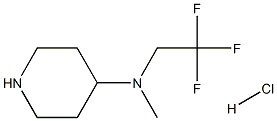 N-methyl-N-(2,2,2-trifluoroethyl)piperidin-4-amine hydrochloride|N-甲基-N-(2,2,2-三氟乙基)哌啶-4-胺盐酸盐