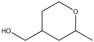 (2-methyltetrahydro-2H-pyran-4-yl)methanol Struktur