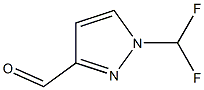 1-(difluoromethyl)-1H-pyrazole-3-carbaldehyde Struktur