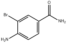 4-amino-3-bromobenzamide 化学構造式