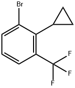 2-(Cyclopropyl)-3-(trifluoromethyl)bromobenzene Structure