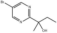 5-BROMO-2-(1-HYDROXY-1-ETHYLETHYL)PYRIMIDINE Structure