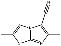 2,6-dimethylimidazo[2,1-b][1,3]thiazole-5-carbonitrile,143541-70-2,结构式