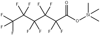 Trimethylsilyl perfluorohexanoate Struktur