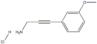 3-(3-methoxyphenyl)prop-2-yn-1-amine hydrochloride|3-(3-METHOXYPHENYL)PROP-2-YN-1-AMINE HYDROCHLORIDE