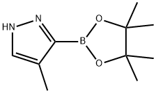 4-METHYLPYRAZOLE-5-BORONIC ACID PINACOL ESTER 结构式