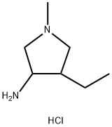 4-ethyl-1-methylpyrrolidin-3-amine dihydrochloride Structure