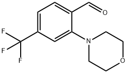 2-(Morpholin-4-yl)-4-(trifluoromethyl)benzaldehyde Structure