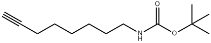 辛基-7-炔-1-基氨基甲酸叔丁酯 结构式