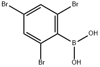 2,4,6-三溴苯硼酸,1451392-84-9,结构式