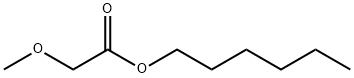 Acetic acid, 2-methoxy-, hexyl ester 化学構造式