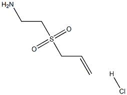 3-(2-aminoethanesulfonyl)prop-1-ene hydrochloride Structure