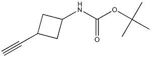 tert-butyl N-[(1s,3s)-3-ethynylcyclobutyl]carbamate Structure