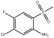 5-chloro-4-fluoro-2-methanesulfonylaniline 化学構造式