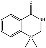 1,1-Dimethyl-2,3-dihydrobenzo[d][1,3]azasilin-4(1H)-one Struktur