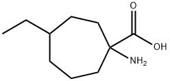 1-amino-4-ethylcycloheptane-1-carboxylic acid 结构式