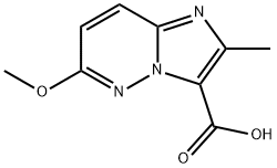 6-甲氧基-2-甲基咪唑并[1,2-B]哒嗪-3-羧酸,14714-23-9,结构式