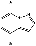 4,7-DIBROMOPYRAZOLO[1,5-A]PYRIDINE,1473425-66-9,结构式