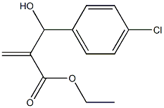 ethyl 2-[(4-chlorophenyl)(hydroxy)methyl]prop-2-enoate Structure