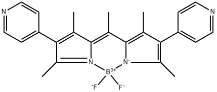 1,3,5,7,8-五甲基-2,6-DIPYRIDYL-4,4-二氟-4-BORA-3A,4A-DIAZA-S-INDACENE 结构式