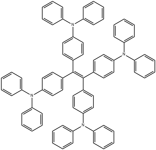 4,4',4'',4'''-(ethene-1,1,2,2-tetrayl)tetrakis(N,N-diphenylaniline) Structure