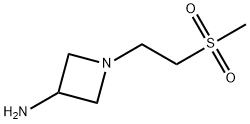 1-(2-methylsulfonylethyl)azetidin-3-amine Structure