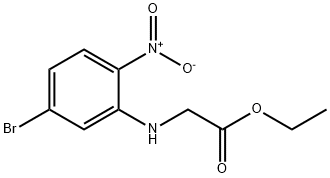 Ethyl 2-[(5-Bromo-2-nitrophenyl)amino]acetate Structure