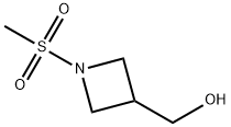 (1-methanesulfonylazetidin-3-yl)methanol 化学構造式