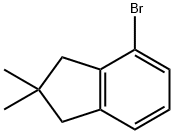 4-bromo-2,2-dimethyl-2,3-dihydro-1H-indene 化学構造式