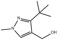 (3-(叔丁基)-1-甲基-1H-吡唑-4-基)甲醇,1492080-32-6,结构式
