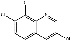 7,8-dichloroquinolin-3-ol 化学構造式