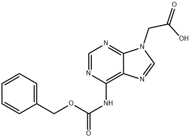6-(ベンジルオキシカルボニルアミノ)-9H-プリン-9-酢酸