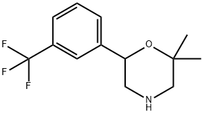 2,2-dimethyl-6-[3-(trifluoromethyl)phenyl]morpholine Structure