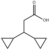 3,3-二环丙基丙酸, 149680-86-4, 结构式