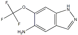 6-(trifluoromethoxy)-1H-indazol-5-amine,1499162-39-8,结构式
