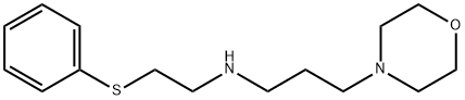 3-Morpholino-N-(2-(phenylthio)ethyl)propan-1-amine, 1500636-48-5, 结构式