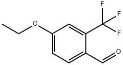 Benzaldehyde, 4-ethoxy-2-(trifluoromethyl)- Structure