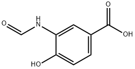3-ホルムアミド-4-ヒドロキシ安息香酸 化学構造式