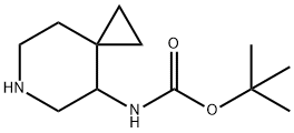 tert-butyl (6-azaspiro[2.5]octan-4-yl)carbamate 化学構造式