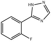 1H-1,2,4-Triazole, 5-(2-fluorophenyl)- Struktur