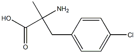 4-Chloro-a-methyl-DL-phenylalanine,15080-35-0,结构式